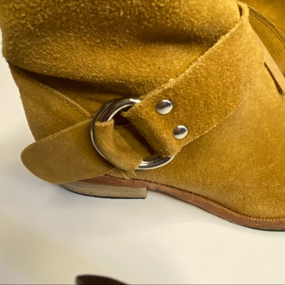 Free People Vienna Distressed Ankle Boot Taupe - Picture 10 of 14